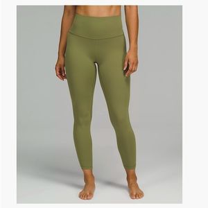 Lululemon Align 25” pant Bronze Green Size 0